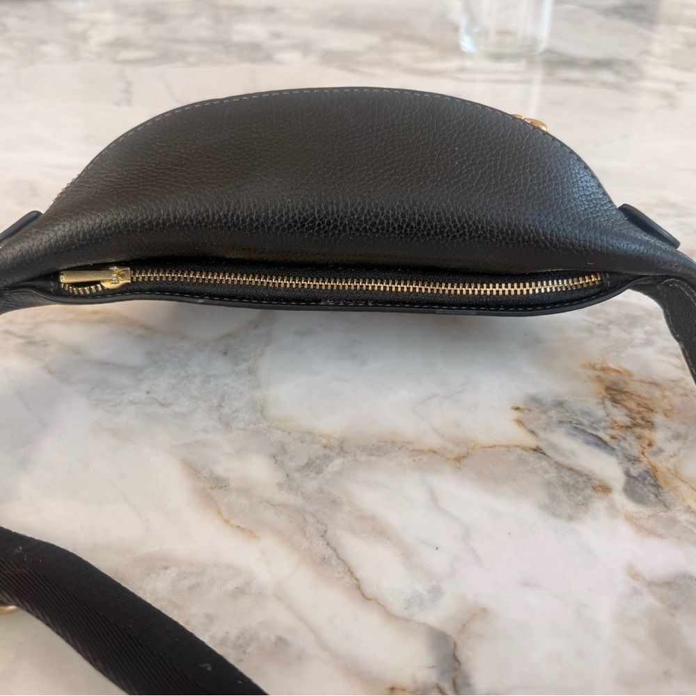 Coach Black Pebble Leather Belt Bag - Picture 7 of 7